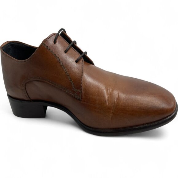 Sarti Artisan Antica Sartoria Italy Brown Leather Dress Shoes Men's 7 US 40 EU - Picture 6 of 11